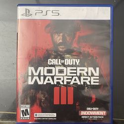 COD MW3 for PS5