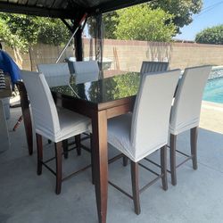 Dining Table With 6 Chairs $130 OBO