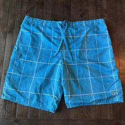 OP Ocean Pacific Men’s Shorts Swim Trunks Mesh Lined 3XL Blue 48-50.