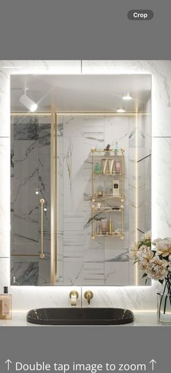 Keonjinn 36 X 24 Inch bathroom mirror