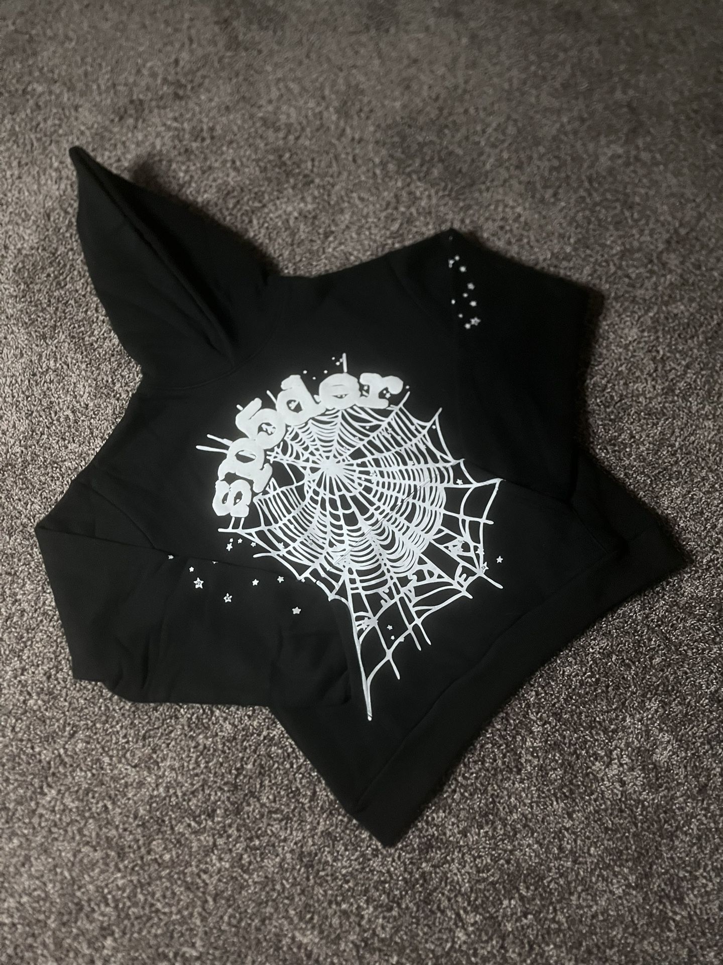 Sp5der hoodie OG web black color way: Size Medium (Taking offers)