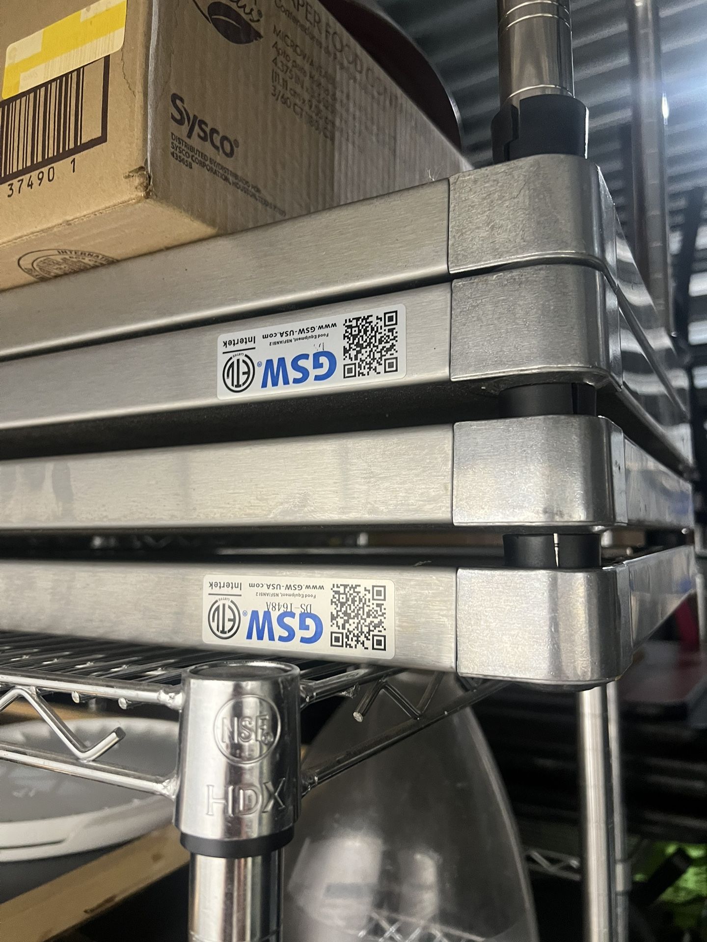 Prep Tables Stanley Steel With Ensemble Shelves 