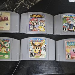 Authentic Nintendo N64 Games