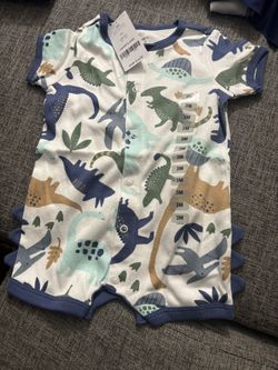 Dinosaur Carters Romper 3M