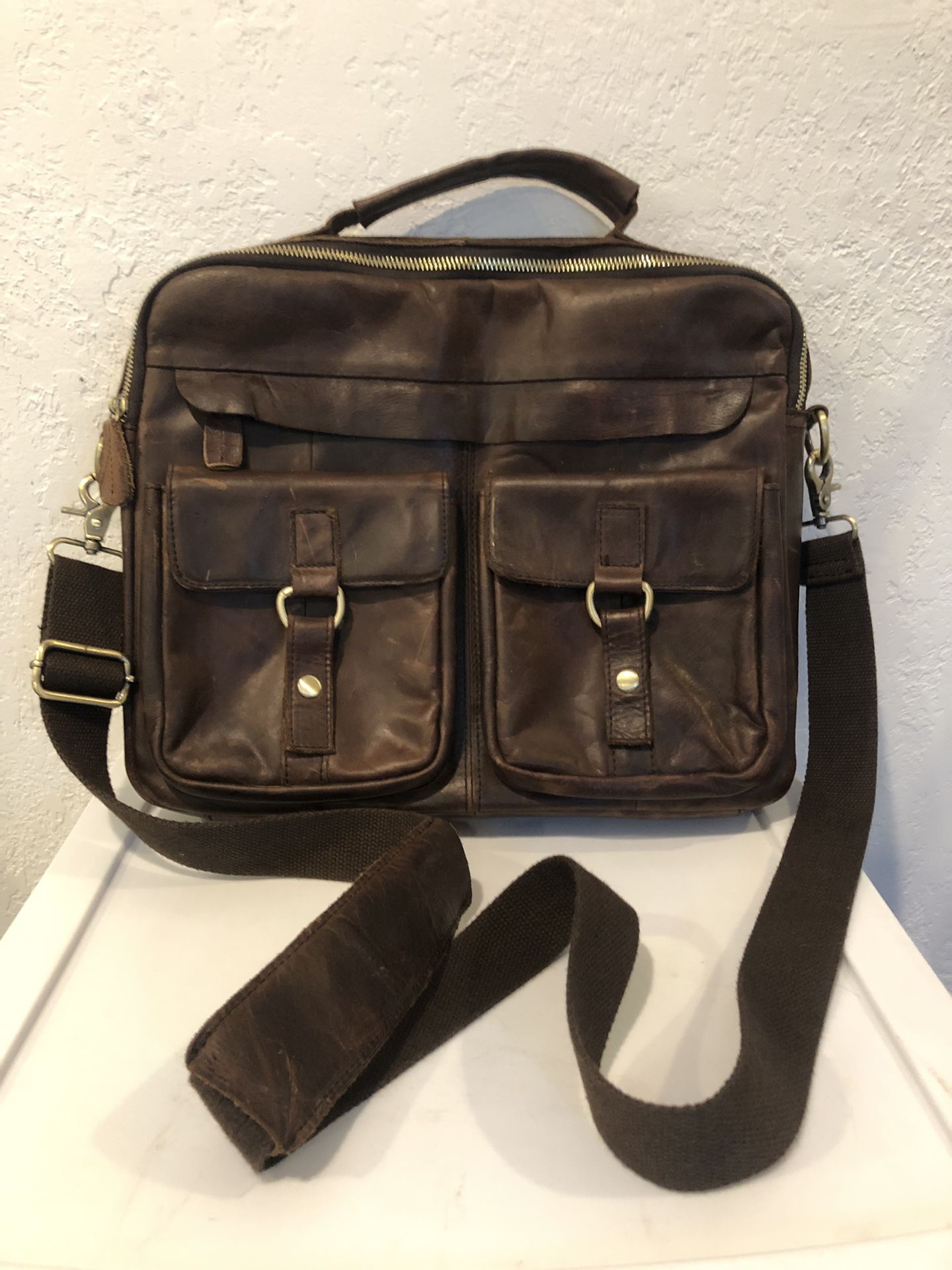 MerSq briefcase messenger bag