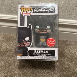 FUNKO POP! DC Heroes GameStop Exclusive DCeased Batman (Bloody) #421 New