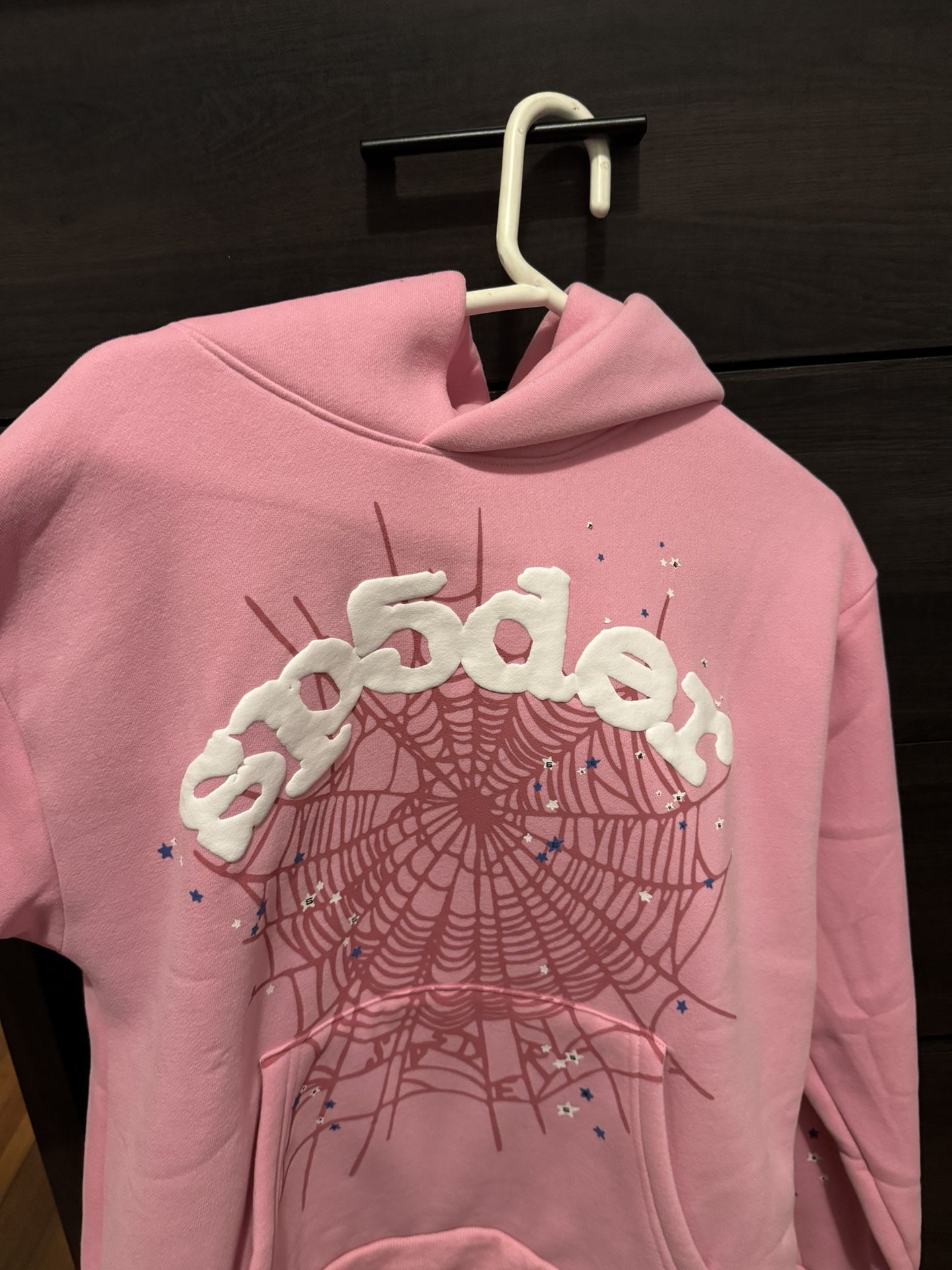 Sp5der Og Web Hoodie Pink