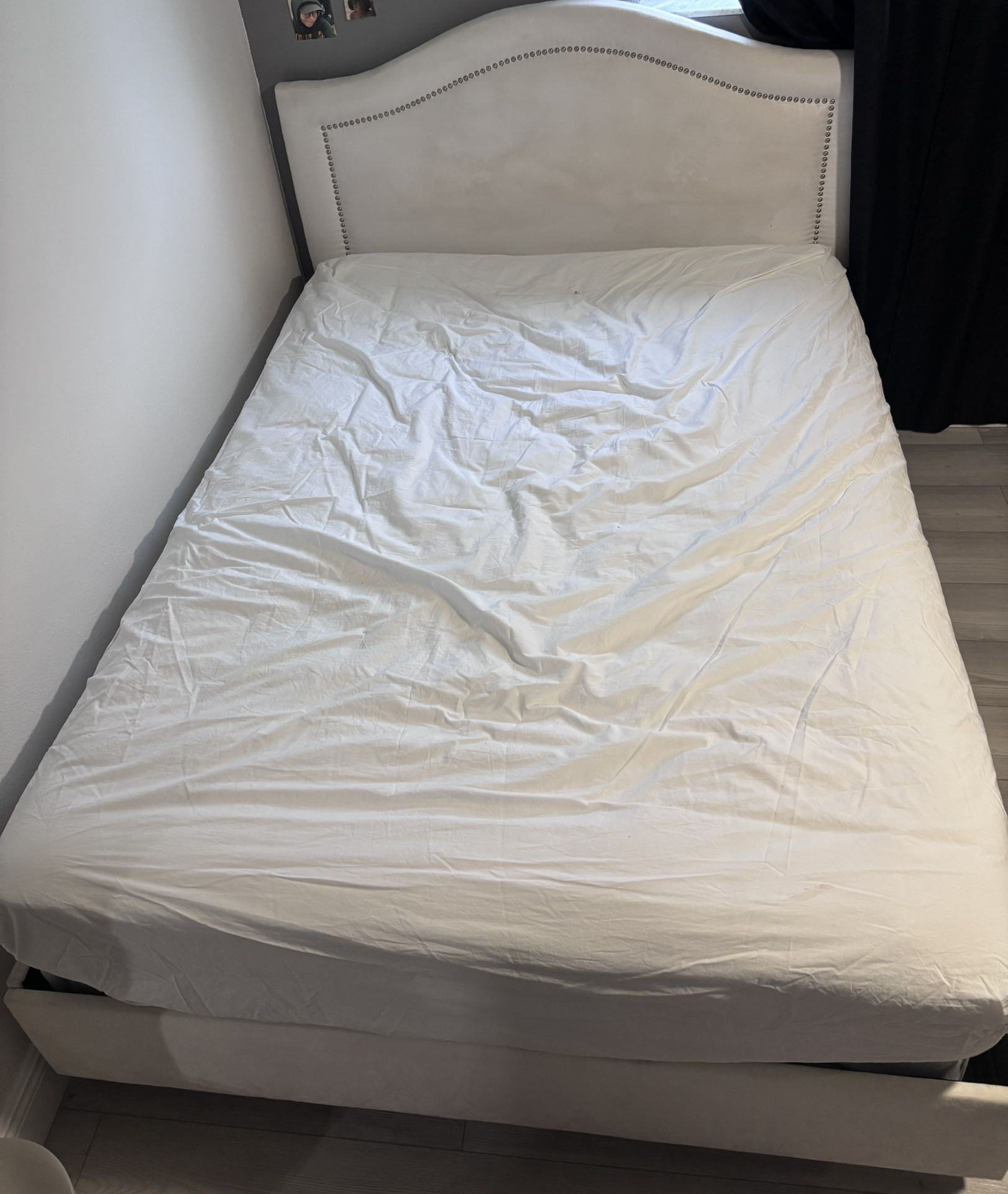 Full Size Bed Frame (mattress Not For Sale)