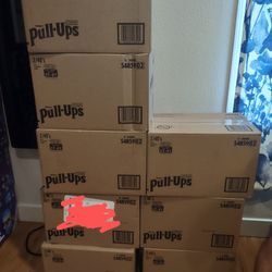 Huggies (2) 40 CT (80 Diapers)Huggies Pull Up Bags