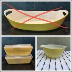 Pyrex Yellow Casserole Dishes