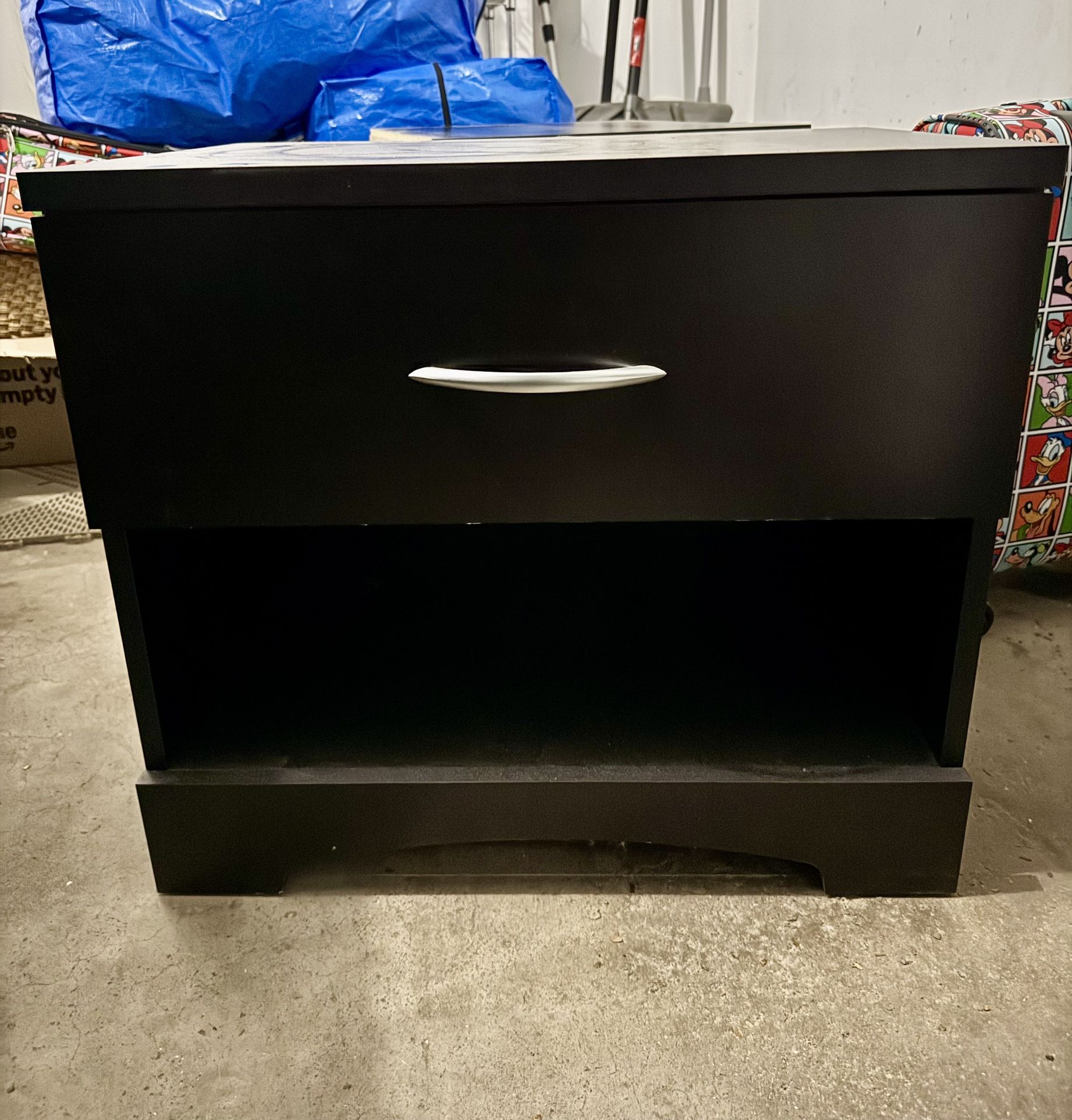 Dark Brown Bedroom Side Tables
