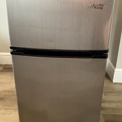 Arctic King Two Door Mini Fridge with Freezer