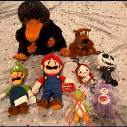Plushies And Keychains Lot