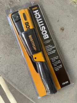 BOSTITCH H30-8D6 Hammer Stapler with Vinyl Holster, 1/4-Inch to 3/8-Inch