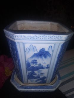 2 piece small flower pot