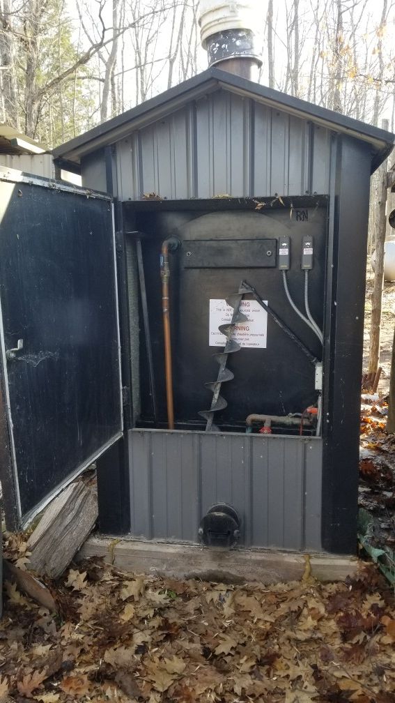 Aquatherm Used Wood Boiler For Sale Hyprotherm FLRH-85 Outdoor