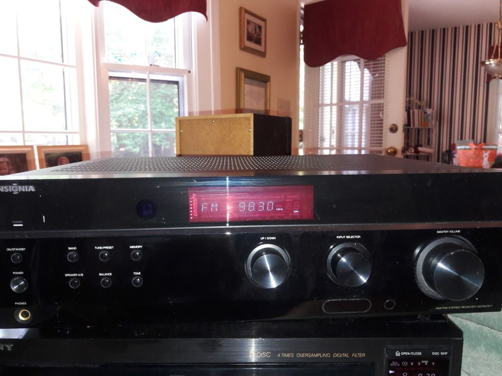Insignia NS-R2001 Home Stereo Receiver 2 Channel 2