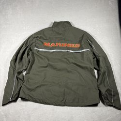 Marines Windbreaker Athletic Running Jacket Men’s M/L Green New Balance #1A