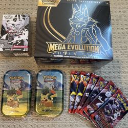 Pokemon bundle (mega evolution, white flare, ascended heroes)