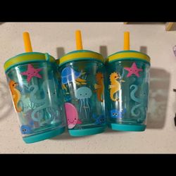 Toddler Child Plates And Non Spill Cups 