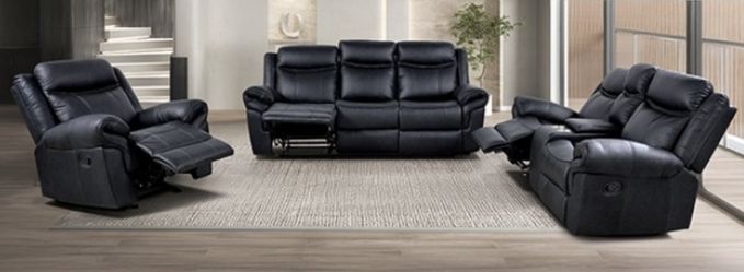 3 Pc Recliner Sofa Set 