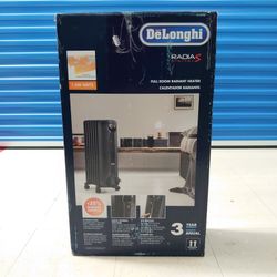 De'Longhi 1500-Watt Black RadiaS ECO Digital Full Room Radiant Heater RETAIL $84.99