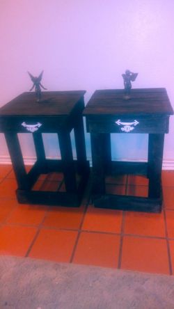 I have a set of Rustic end tables