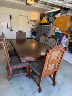 Table and 6 chairs