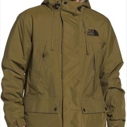 The North Face Men’s Goldmill Insulated Hooded Ski Jacket Parka Green 