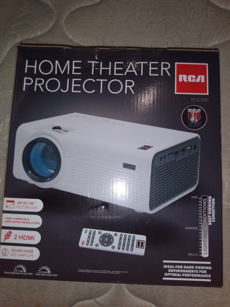 Home Theater Projector With  Sreen And Stand