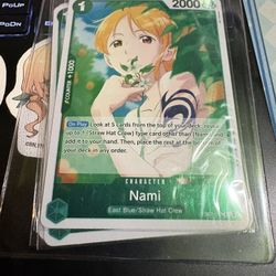 One Piece tcg green nami eb02 playset