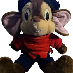 Vintage 1986 Fievel An American Tail 22" Plush Mouse Doll Mousekewitz Sears Rare