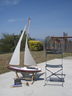 Remote control sailboat