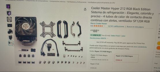 Cooler Master Hyper 212 Rgb Black Edition