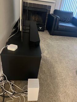 Black TV Stand