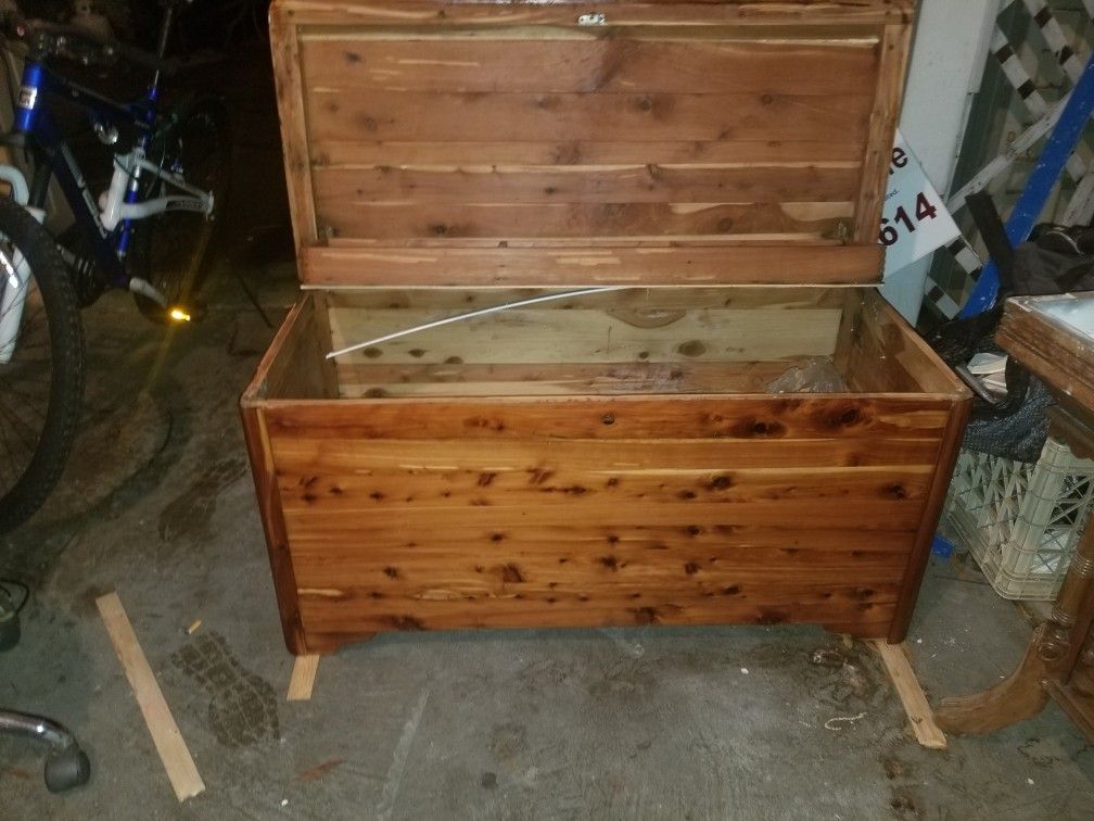 Gently restored Cedar Chest