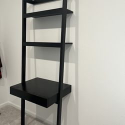 Crate And Barrel Ladder Desk With a Drawer