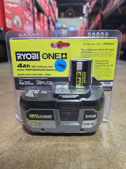 Ryobi 4Ah 18V Lithium Ion Battery