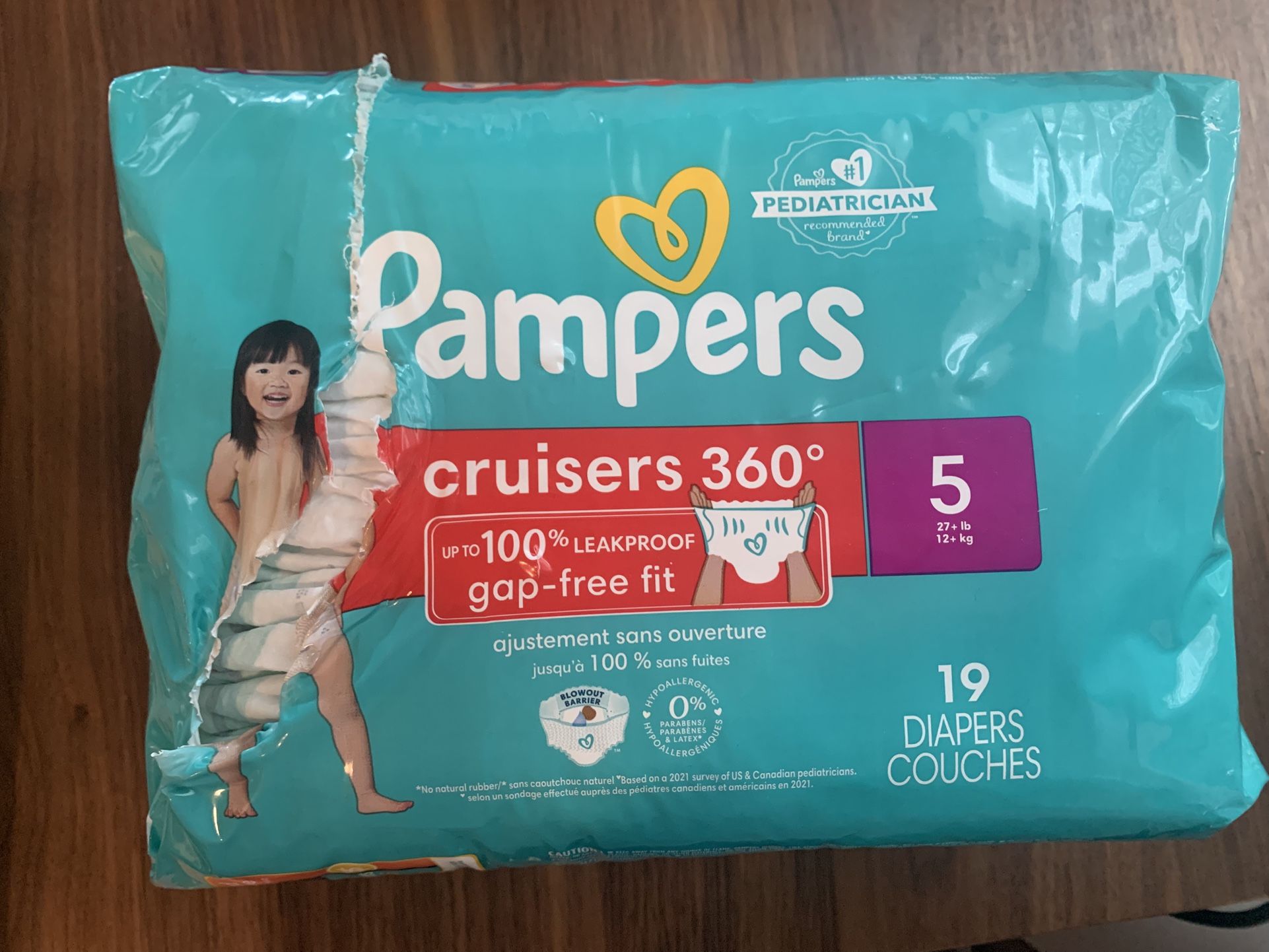 Pampers Cruisers Size 5