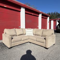 🍁HOLIDAY DEAL🍁 -Ashley Lucina light Tan Sectional From Ashley furniture *FREE DELIVERY*