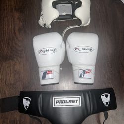 Boxing Headgear And Groin Protector Combo 