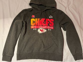 Kansas City Chiefs NFL 2020 AFC Champions Sweatshirt; Men’s M