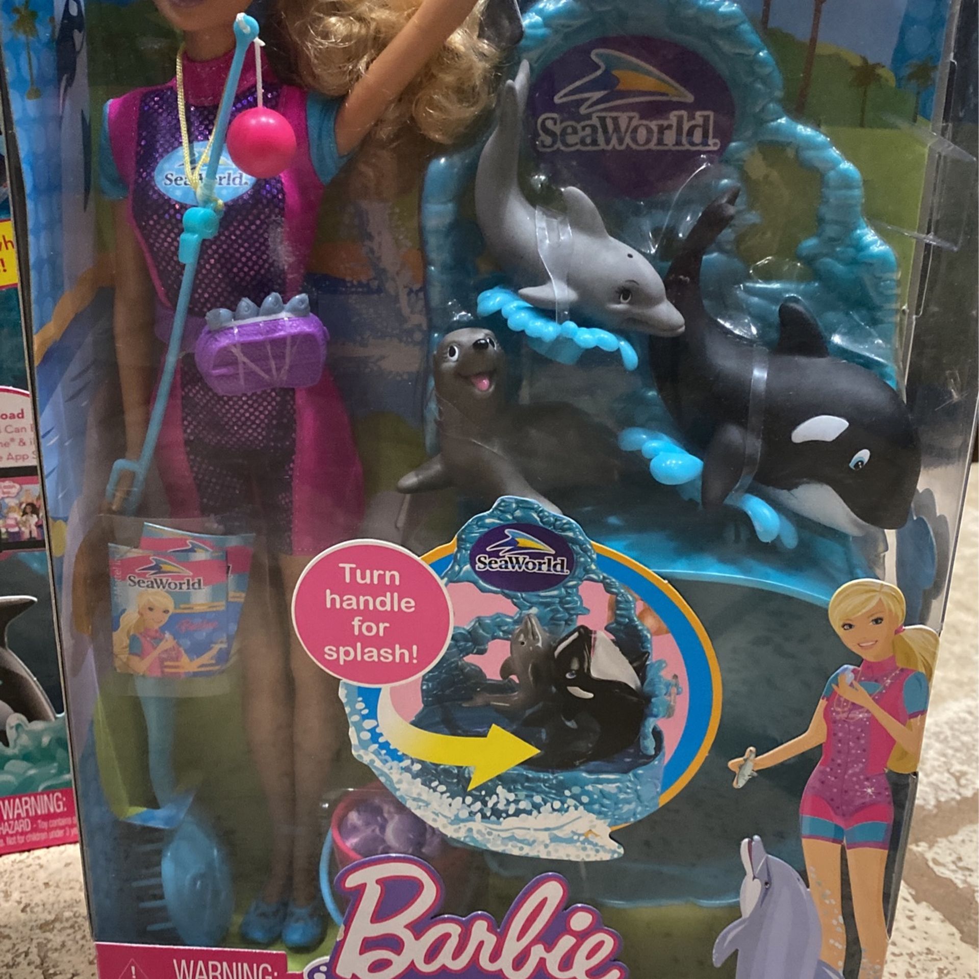 Trio Of SeaWorld Barbies (one Male, Two Female) Not Made Anymore!