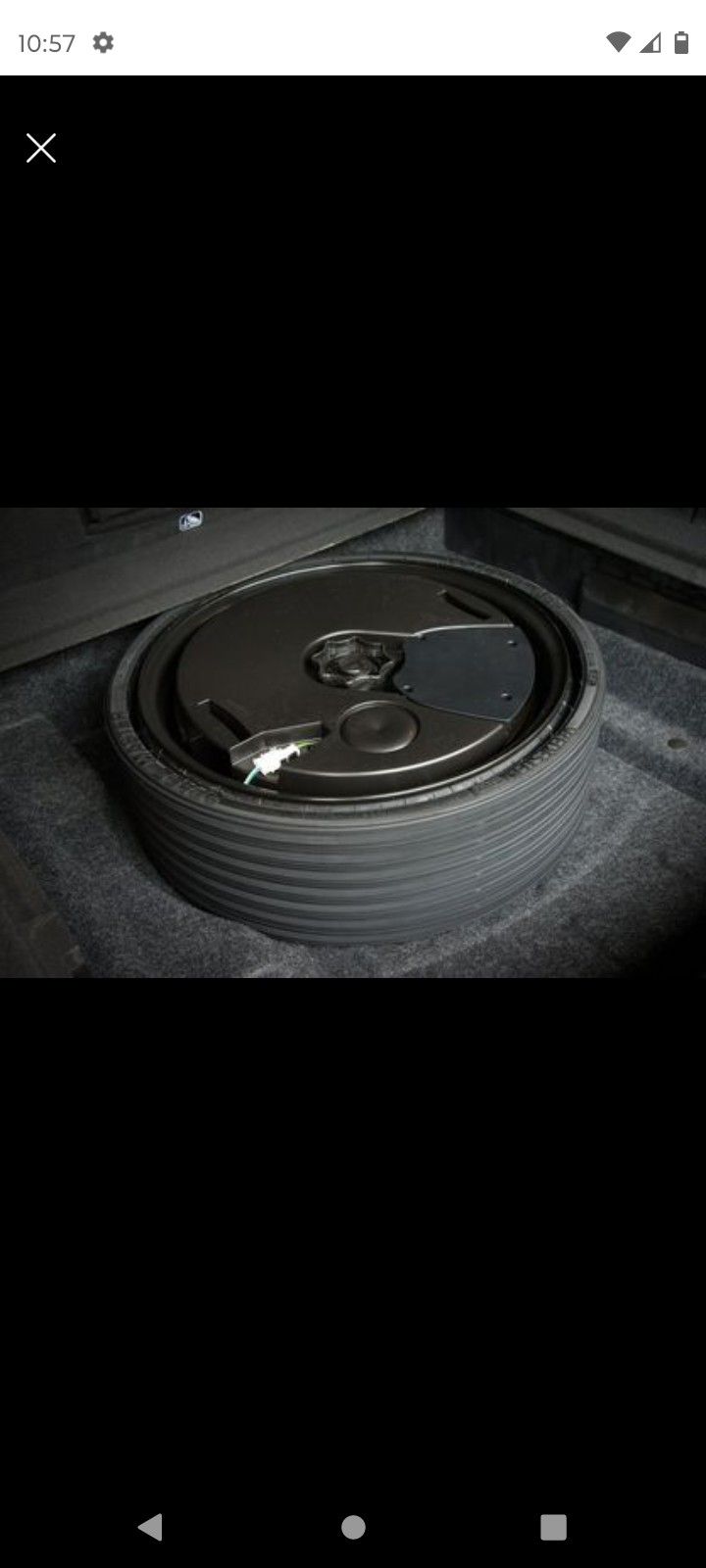 Audi Q5 Spare Tire W/ COMPRESSOR 