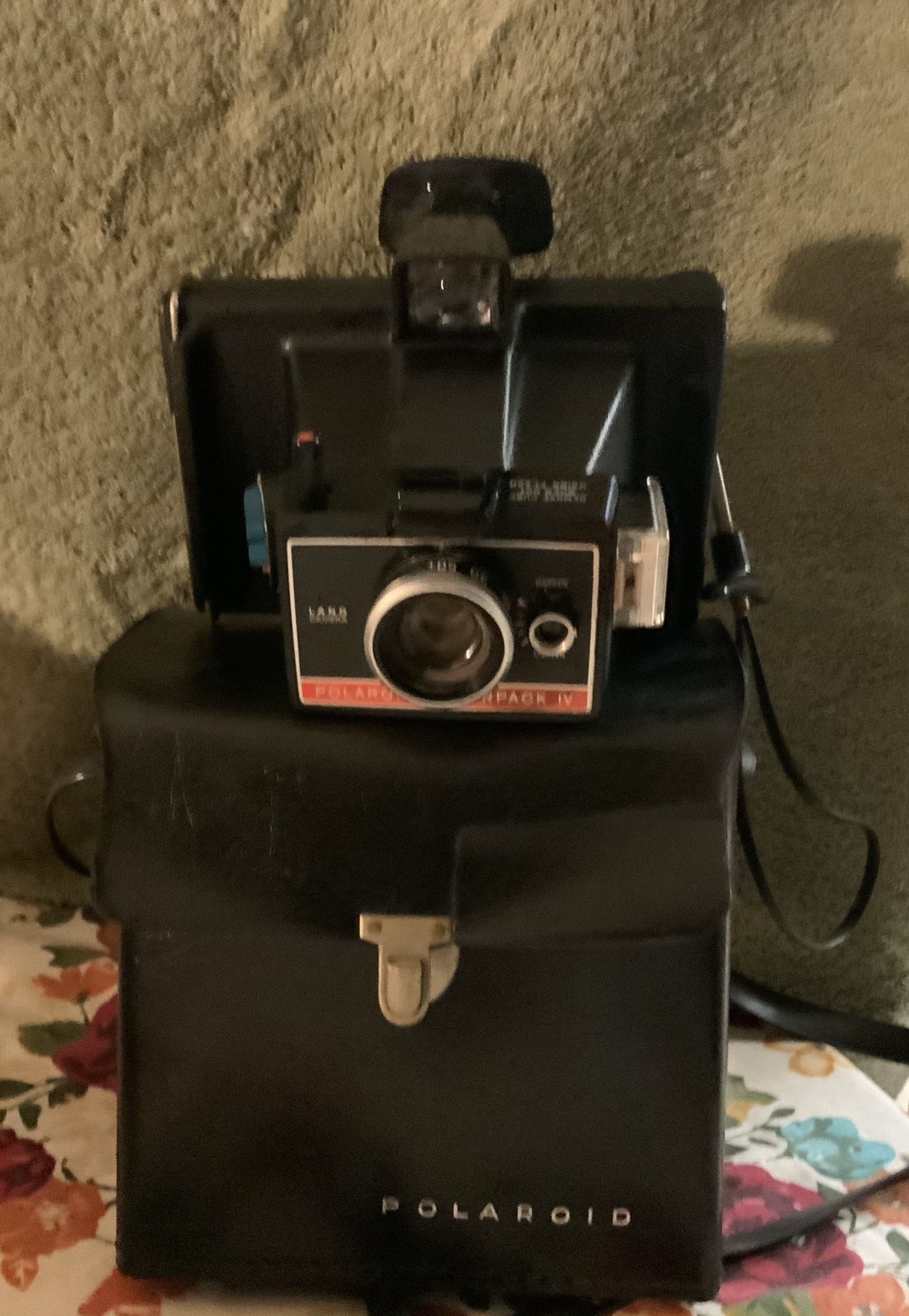 Polaroid Camera and Case