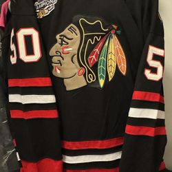 New Chicago Blackhawks Jersey Crawford #50