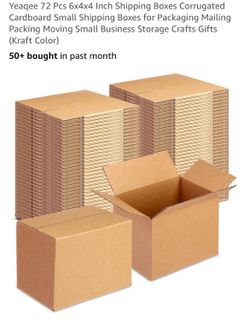 72 pieces Shipping Boxes for Crafts - lightweight