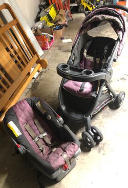 Stroller and car seat.