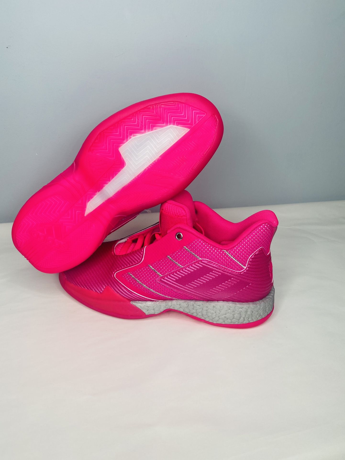 Adidas TMAC Millennium Men's Basketball Shoes Size Pink/silver