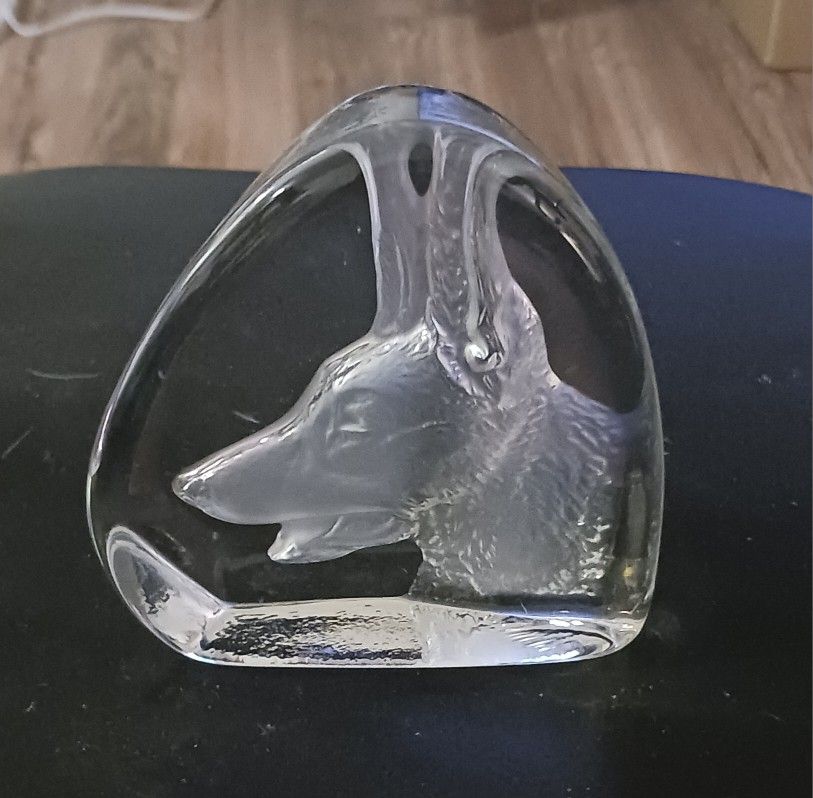 Cristal D Arques Paper Weight